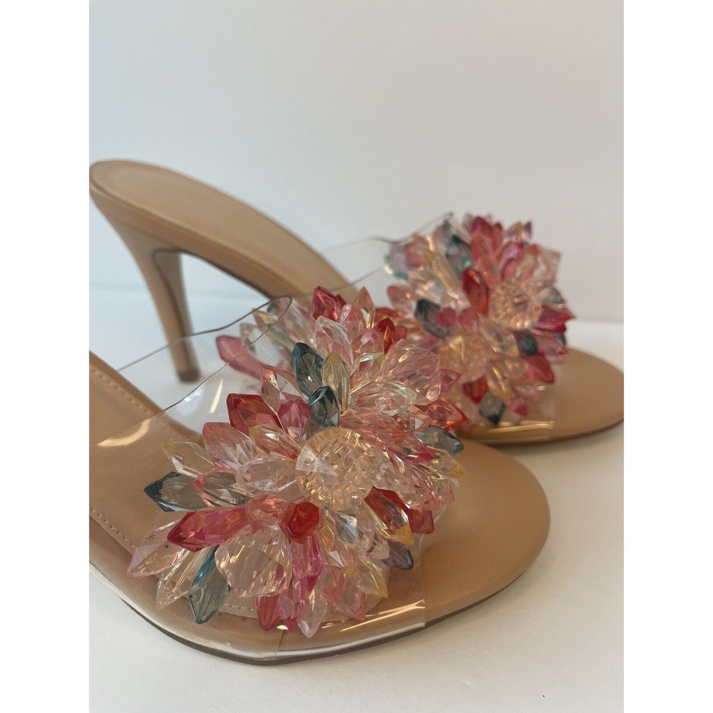 summer acrylic sandal