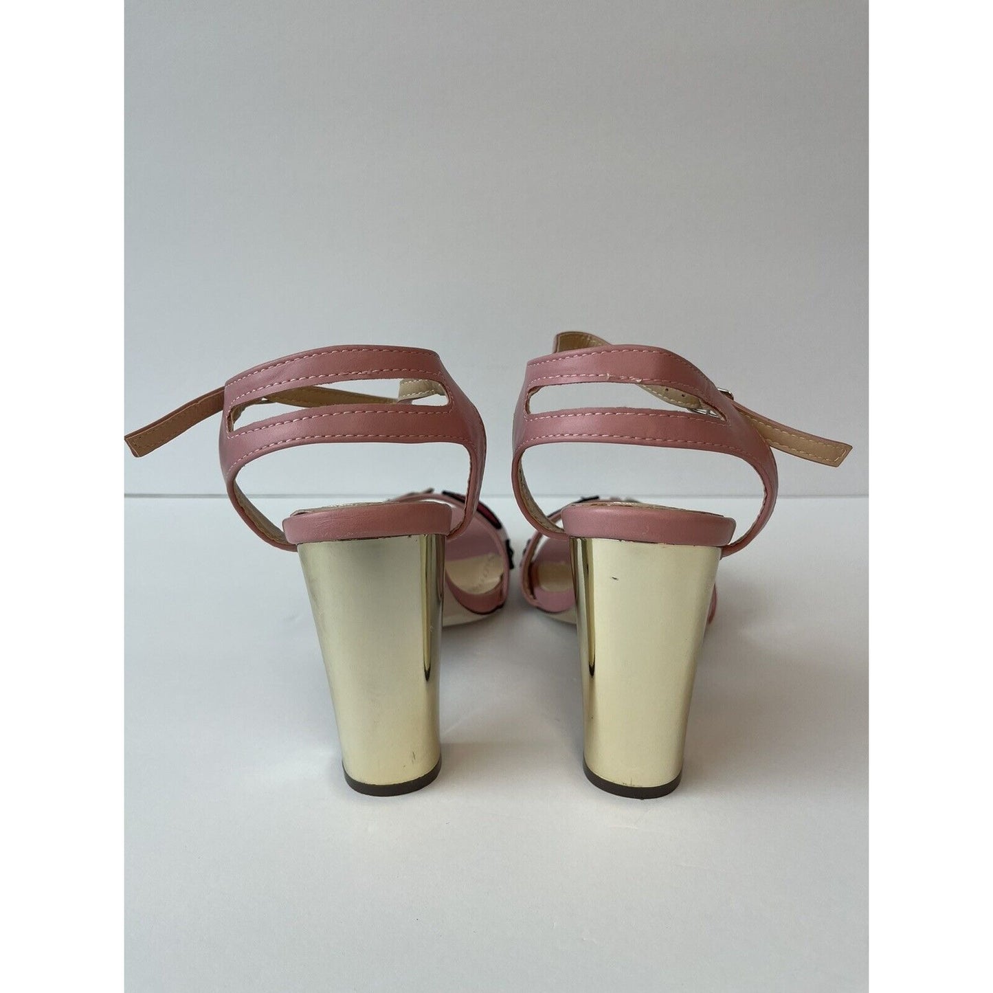 Pink & Gold / Women High Heels Sandals/ Us size 6.5