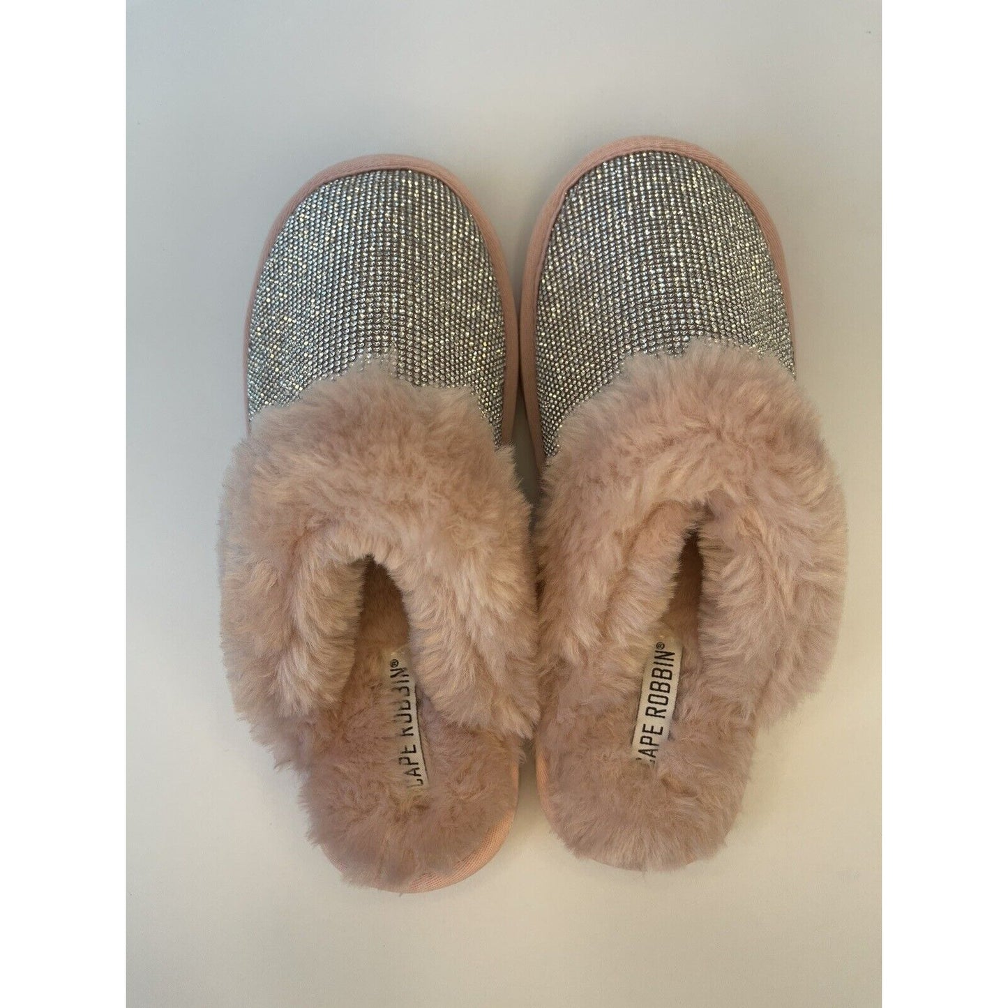 💎Pink & Diamond / Womens Fluffy Sleppers / Size Us 6