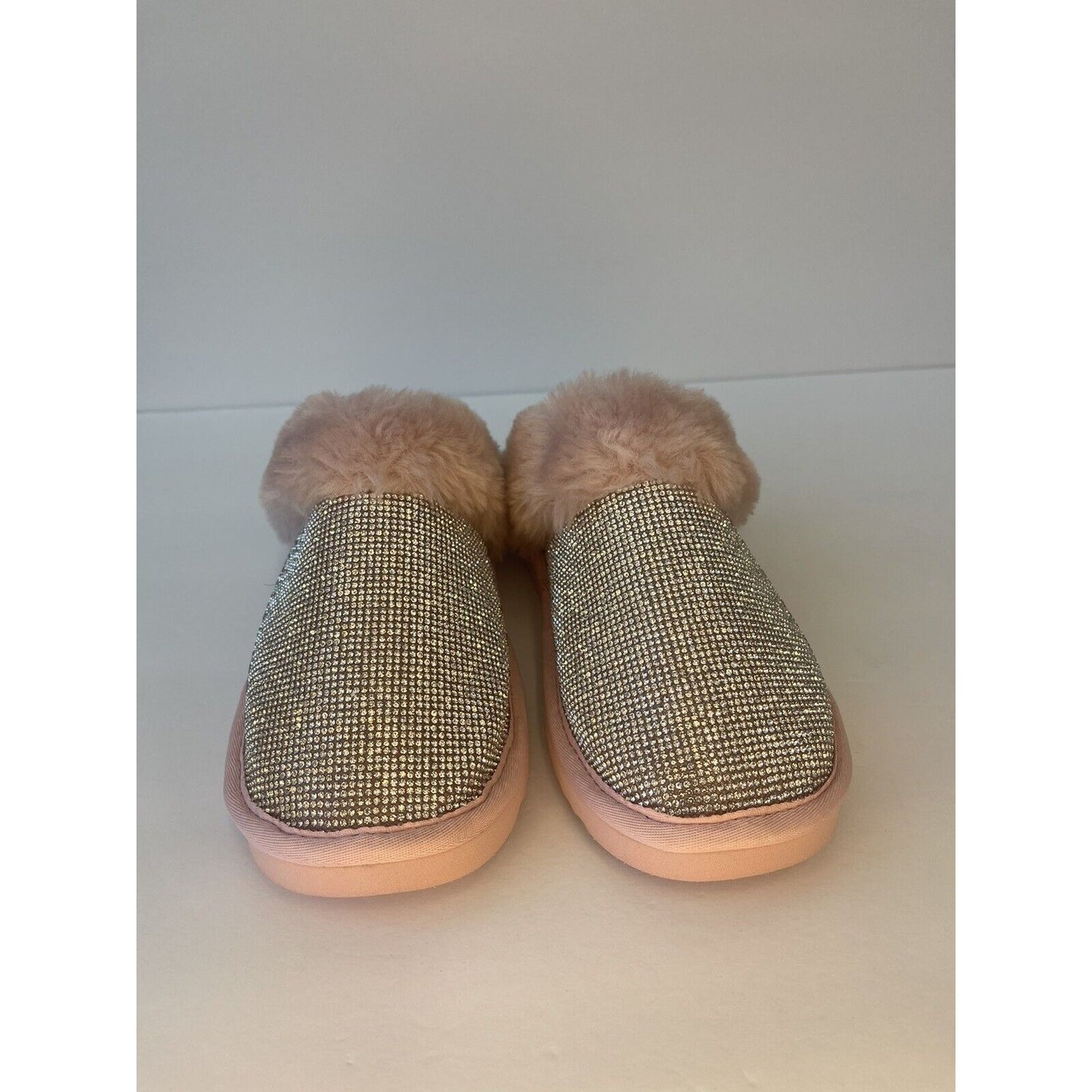 💎Pink & Diamond / Womens Fluffy Sleppers / Size Us 6