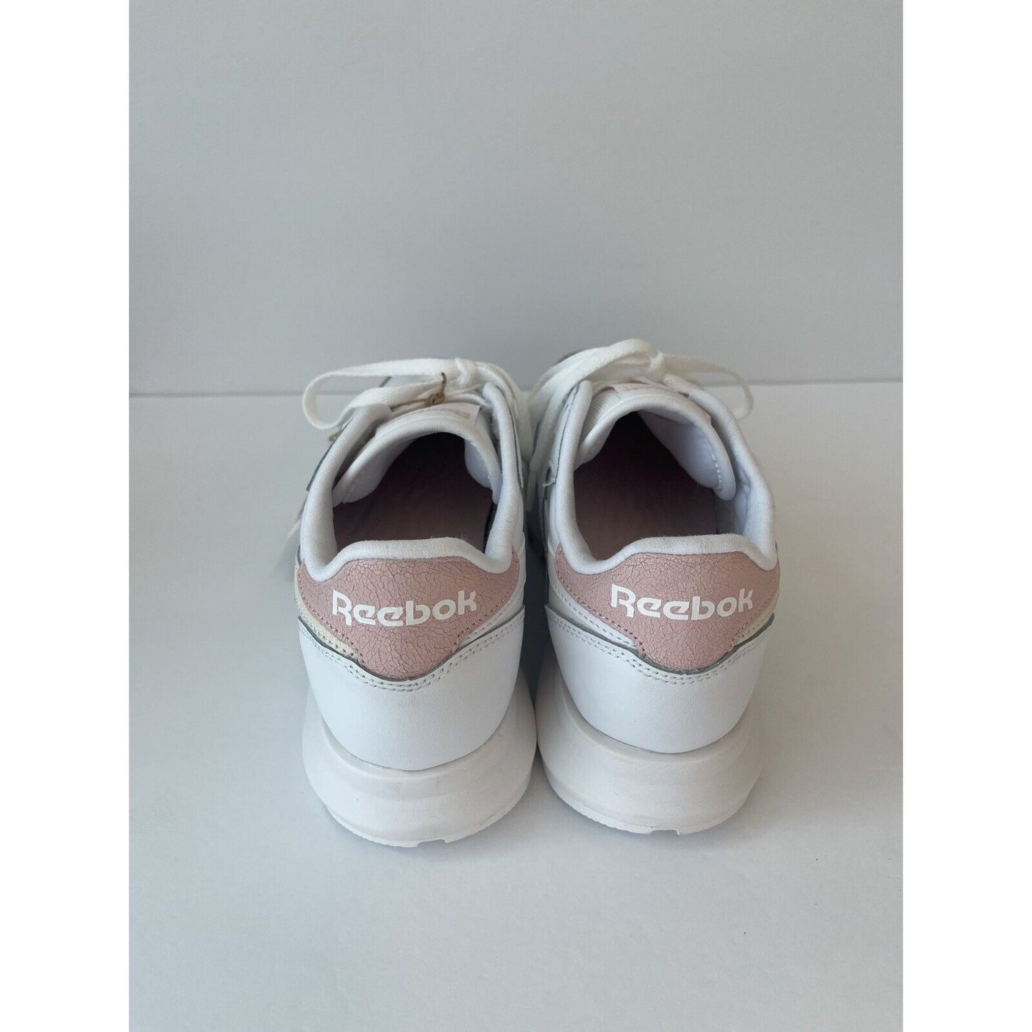 New Reebok Classic Leather SP / white & pink / Womens sneakers/ Size Us 9