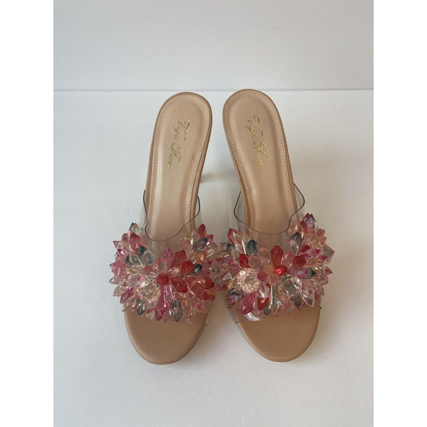 summer acrylic sandal