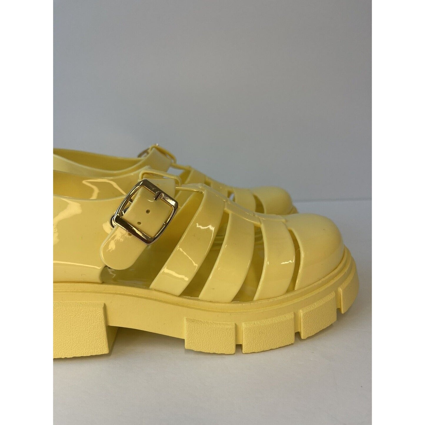 Yellow Jelly Sandals for women /US size 6