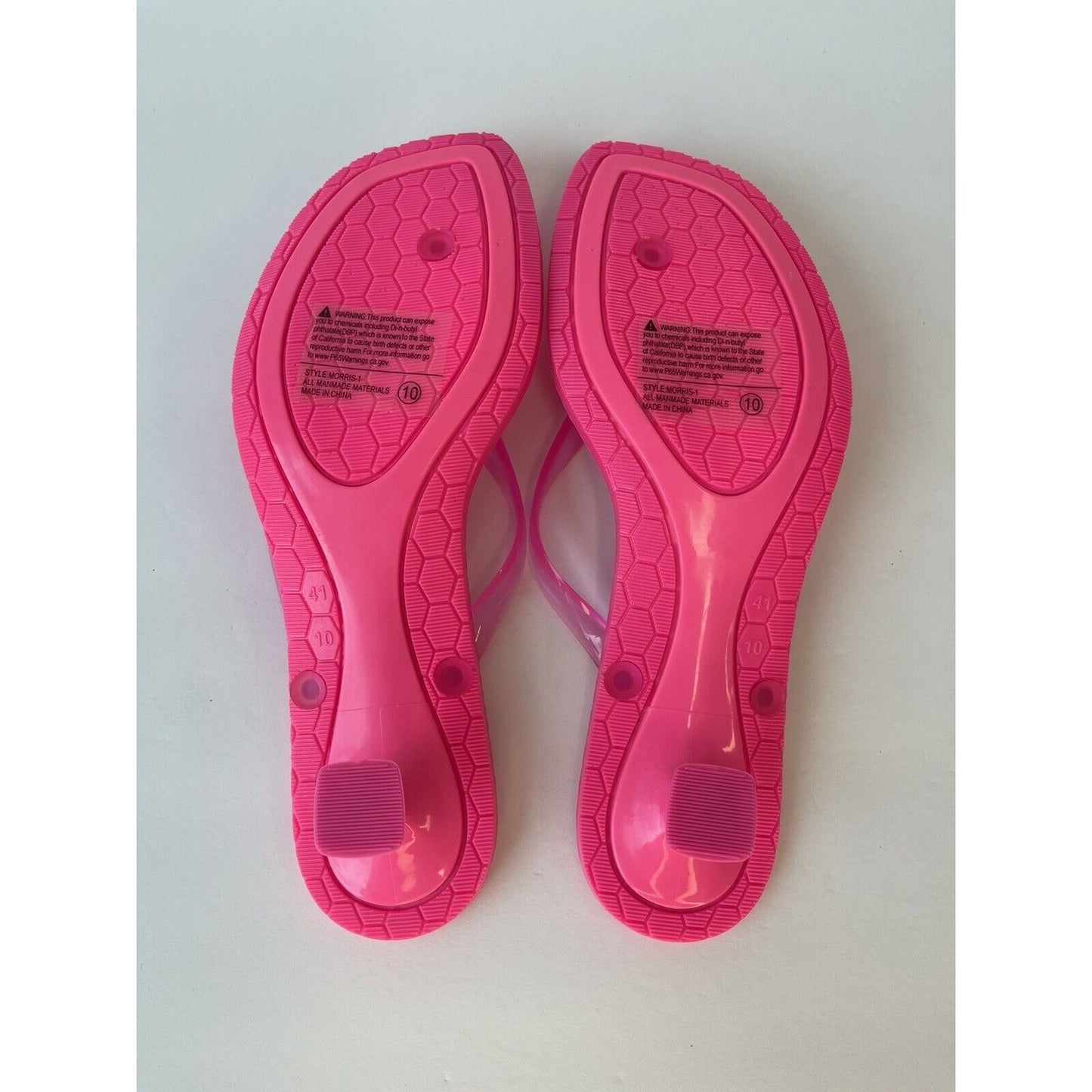 Women hot pink flip flop sandals