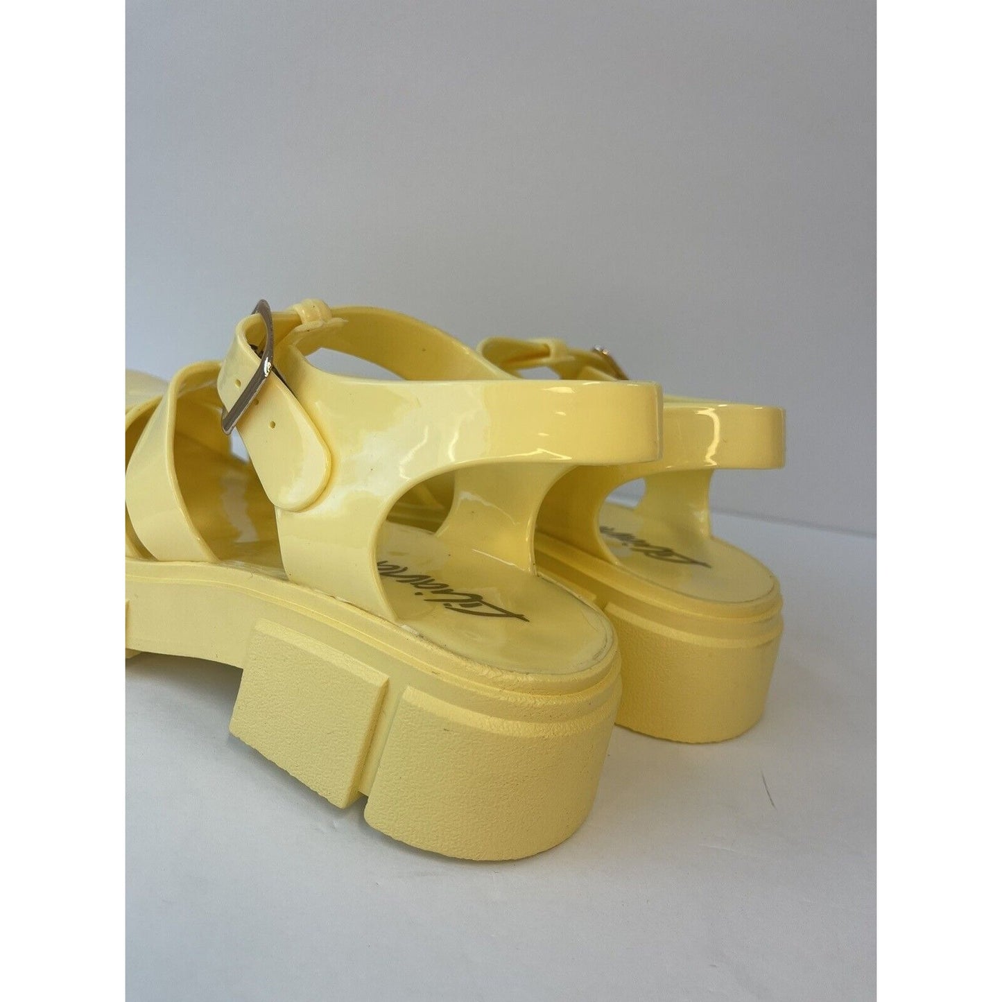 Yellow Jelly Sandals for women /US size 6