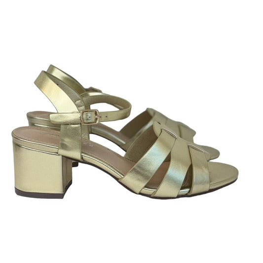 BERNESS Estere Block Heel Sandal  Adjustable buckle heels