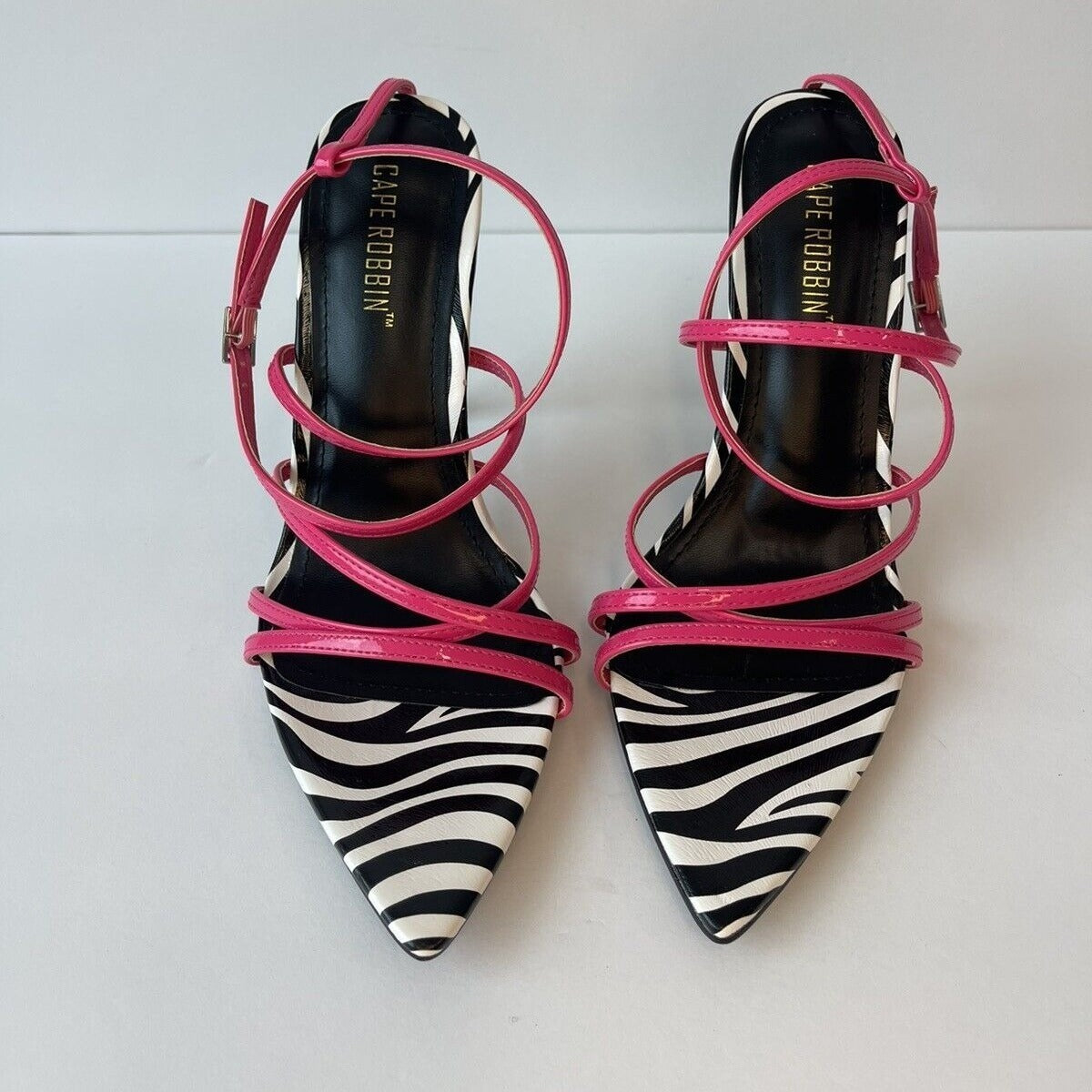 Cape Robbin / Zebra & hot pink / Summer Women Sandals