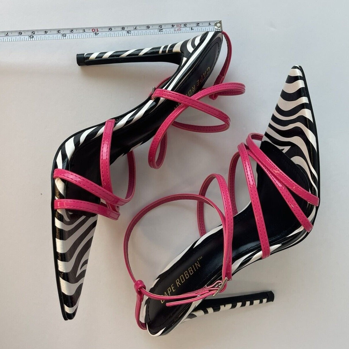 Cape Robbin / Zebra & hot pink / Summer Women Sandals