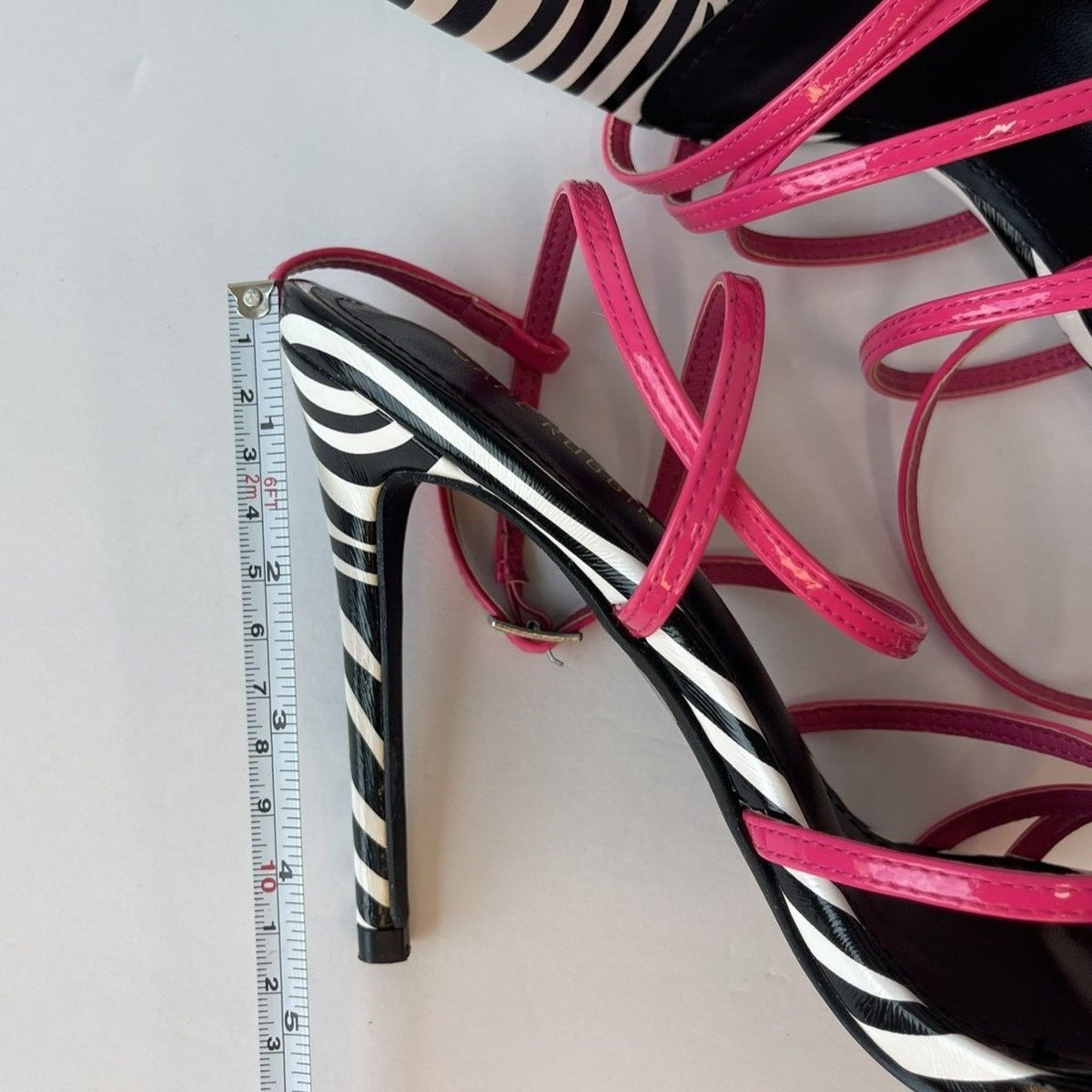 Cape Robbin / Zebra & hot pink / Summer Women Sandals