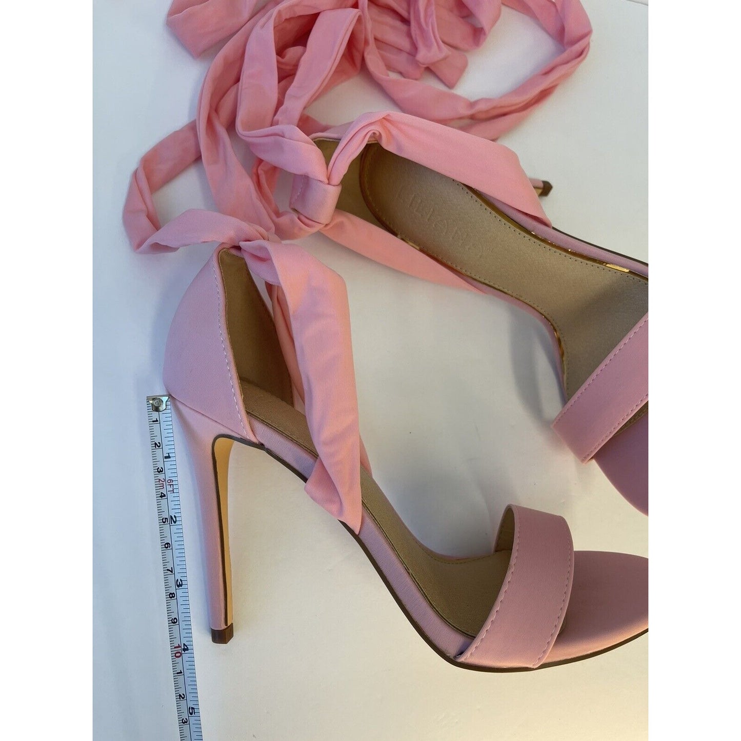 Liliana Baby Pink / High Heels  Sandals/ Lace Up